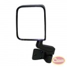Left Side Mirror and Arm, Black - Crown# 82201773