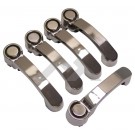 One New Door & Tailgate Handle Kit (Stainless-5 pcs) - Crown# RT34006