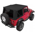 New Complete Soft Top (Black Diamond) w/ Tinted Windows - Crown CT20035T