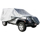 New Full Car Cover Gray W/cable &Lock (Wrangler JK 2-Dr) - Crown# FC10209