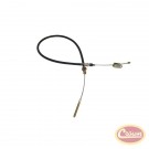 Clutch Cable (49-3/16) - Crown# J0942612