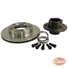 Front Hub & Rotor Assembly - Crown# J5363421