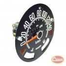 Speedometer (Kilometers) - Crown# J8134186