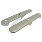 Set of Two New Interior Door Accents (Brushed Silver) - Crown# RT27035