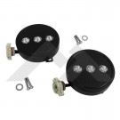 LED Fog Lamp & Harness Set (2) w/ H16 Connector - Crown# RT28037