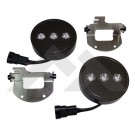 LED Fog Lamp & Harness Set (2) w/ H10 Connector - Crown# RT28038