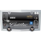 Official Licensed 'Cadillac™' Chrome License Plate Frame - Cruiser# 10330