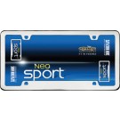 Neo Sport License Plate Frame, Chrome - Cruiser# 15130