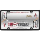 Black/Clear Tuf License Plate Frame & Polycarb Bubble Shield - Cruiser# 62051