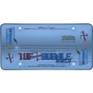 Blue Polycarbone "Tuf" Bubble License Plate Shield - Cruiser# 73400