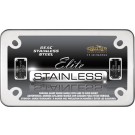 MC Elite Stainless License Plate Frame, Stainless Steel - Cruiser# 77000