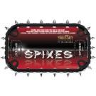 MC Spikes License Plate Frame, Black/Chrome - Cruiser# 77015
