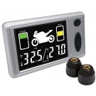 RF Digital TPMS for Motorcycles w/ 2 Transmitters & Receiver - Accutire# MS-4362