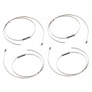 Set of 4 Universal TPMS Bands w/ Mount Cable for 15-20" Wheels - Dorman 974-040