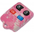 Keyless Remote Case Replacement Pink Digital Camouflage - Dorman# 13607PKC