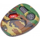 New Keyless Remote Case Replacement Green Camoflage - Dorman 13622GNC