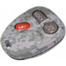 New Keyless Remote Case Replacement Gray Digital Camoflage - Dorman 13622GYC