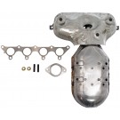 Left Exhaust Manifold Kit w/ Integ. Converter & Hardware Dorman 674-668 USA Made