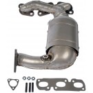 Left Exhaust Manifold Kit w/ Int. Converter & Hardware Dorman 674-857 USA Made