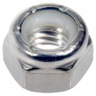 Hex Nut w/ Nylon Ring Insert-Stainless Steel-Thread 3/8-16 - Dorman# 894-082
