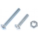 Stove Bolt With Nuts - 1/4-20 x 1 In.- 1-1/2 In. - Dorman# 784-610
