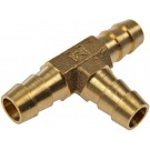 Fuel Hose Fitting-Brass Tee Connector-3/8 In. - Dorman# 493-031.1