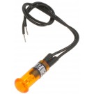 Amber Round Mini Bezel-Free Indicator Light Electrical Switches - Dorman# 84912