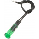 Green Round Mini Bezel-Free Indicator Light Electrical Switches - Dorman# 84913