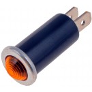Round w/ Bezel Style Indicator Light Electrical Switches - Amber - Dorman# 85939