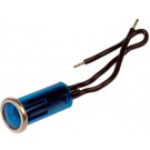 Round w/ Bezel Style Indicator Light Electrical Switches - Blue - Dorman# 85940