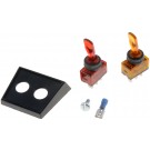 Lever Multiple Toggle Kit 2 Switches: Red and Amber - Dorman# 86920