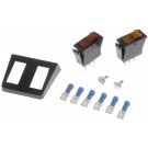Multiple Rocker Kit Two Switches - Red and Amber - Dorman# 86921