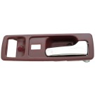 Interior Door Handle Front Right With Power Lock Chrome/Red - Dorman# 92597