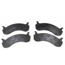 New Set of Front and Rear Disc Brake Pads, Integrally Molded, OE, USA-Made