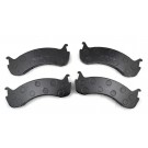 New Set of Front & Rear Disc Brake Pads, Integrally Molded, OE, USA-Made