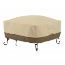 One New Full Coverage Fire Pit Cover Pebble - Square - Classic# 55-704-011501-00