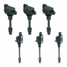 Pack of 6 New Ignition Coils: 3 Left & 3 Right Bank for 01 Nissan Maxima 3.0