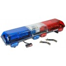 Wolo Red/Blue Flashing Strobe Roof Light Bar Tow Truck Snow Plow Emergency