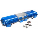 Blue LED Light Bar Snow Plow Tow Truck Tractor Security Emergency Vehicles Wolo