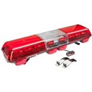 Red LED Light Bar Snow Plow Tow Truck Tractor Security Emergency Vehicles Wolo