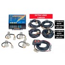 Wolo Lightning XL 4 Outlet Light Strobe Kit Amber - 6 Flash Patterns, 80 Watt