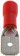 22-18 Gauge Male Quick Disconnect, .250 In., Red - Dorman# 85486
