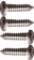 Pack Standard (SAE) Tapping Screws for License Plate Mounting - Cruiser# 80430