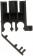 Spark Plug Wire Retainers - Locking Bracket Style - 2 Wires - Dorman# 40291