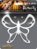 One "3D-Cals" Chrome 'Butterfly' Decal - Cruiser# 83303