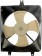 A/C Condenser Radiator Fan Assembly (Dorman 620-255) w/ Shroud, Motor & Blade