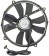 Right Aux Engine Cooling Fan Assembly (Dorman 620-921) w/ Shroud, Motor & Blade