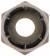 Hex Lock Nuts w/ Nylon Ring Grade 2 10-24" Thread 15/64" Height - Dorman 810-039