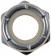 Hex Lock Nut With Nylon Insert-Grade 2-Thread Size- 1/2-13 - Dorman# 810-044