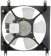 Engine Cooling Radiator Fan Assembly (Dorman 620-011) w/ Shroud, Motor & Blade